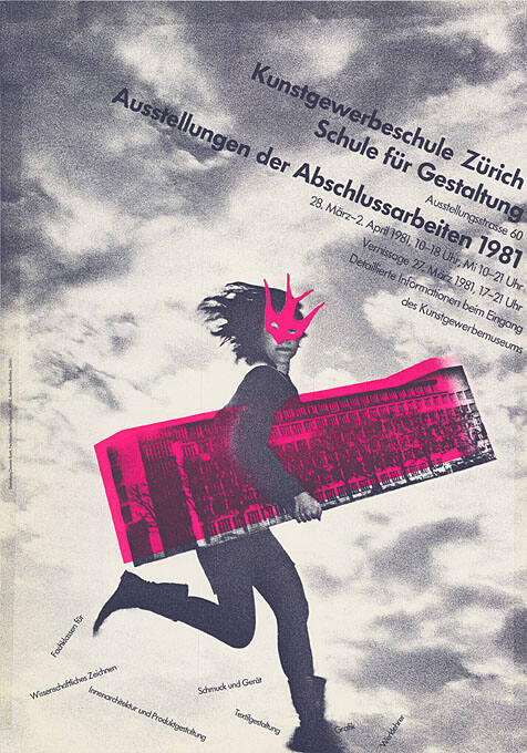 Ausstellungen der Abschlussarbeiten 1981, Kunstgewerbeschule Zürich, Schule für Gestaltung