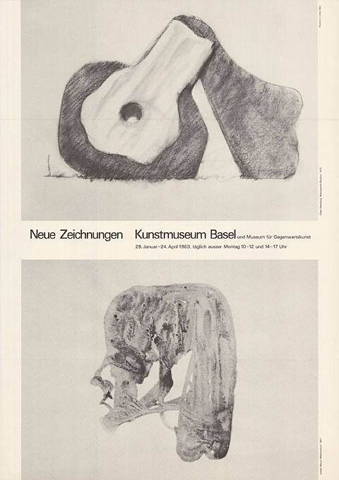 Neue Zeichnungen, Kunstmuseum Basel und Museum für Gegenwartskunst