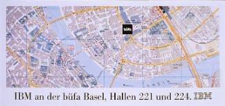 IBM an der büfa Basel, Hallen 221 und 224. IBM