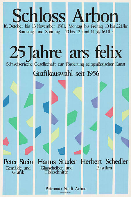 25 Jahre ars Felix, Schloss Arbon