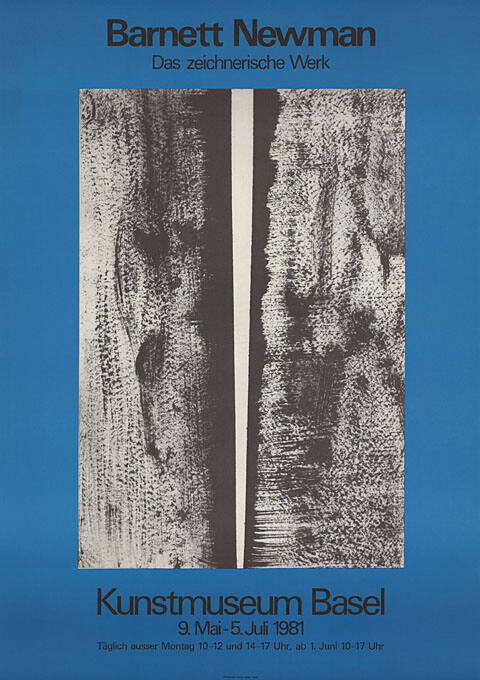 Barnett Newman, Kunstmuseum Basel