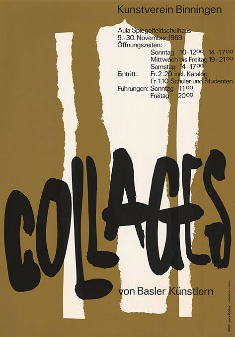 Collages, Kunstverein Binningen