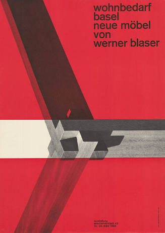 Wohnbedarf Basel, Neue Möbel von Werner Blaser