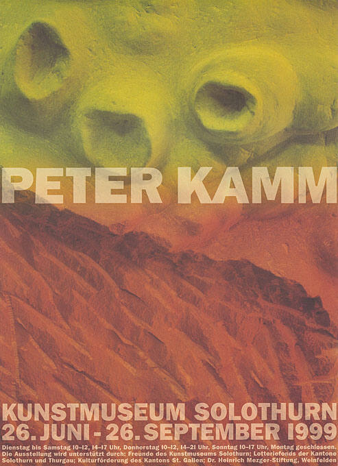 Peter Kamm, Kunstmuseum Solothurn