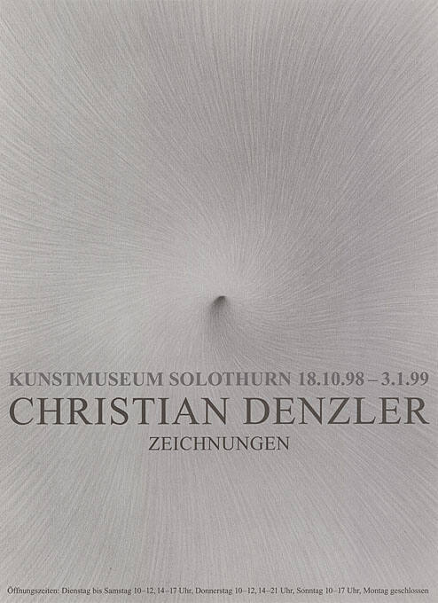 Christian Denzler, Kunstmuseum Solothurn