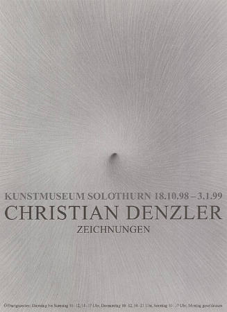 Christian Denzler, Kunstmuseum Solothurn