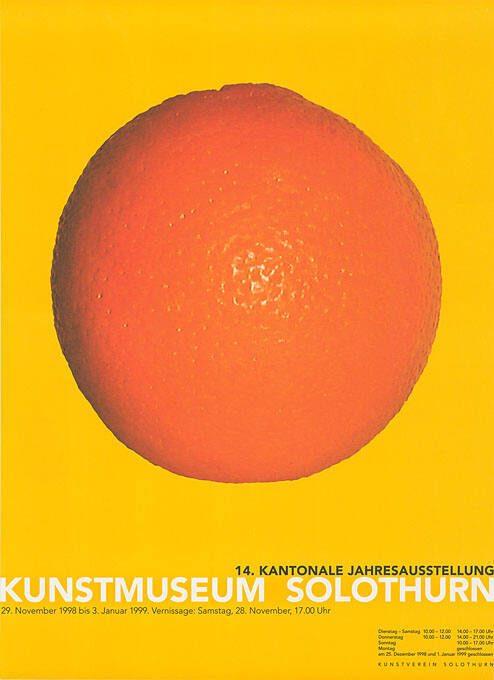 14. Kantonale Jahresausstellung, Kunstmuseum Solothurn