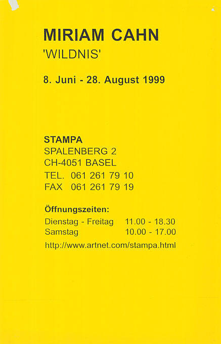 Stampa, Basel