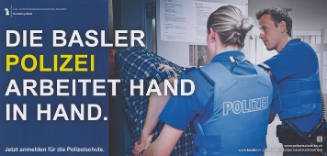 Die Basler Polizei arbeitet Hand in Hand.