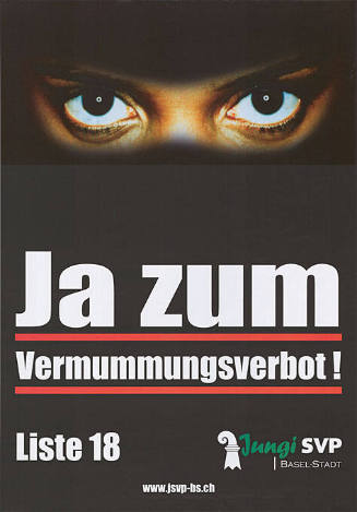 Ja zum Vermummungsverbot!, Liste 18, Jungi SVP