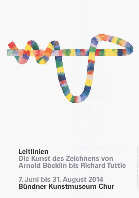 Leitlinien, Die Kunst des Zeichnens von Arnold Böcklin bis Richard Tuttle, Bündner Kunstmuseum Chur