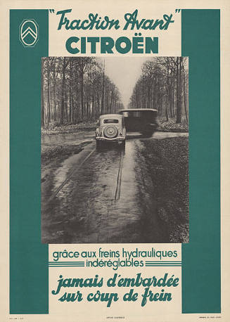 “Traction Avant”, Citroën, Jamais d’embardée sur coup de frein