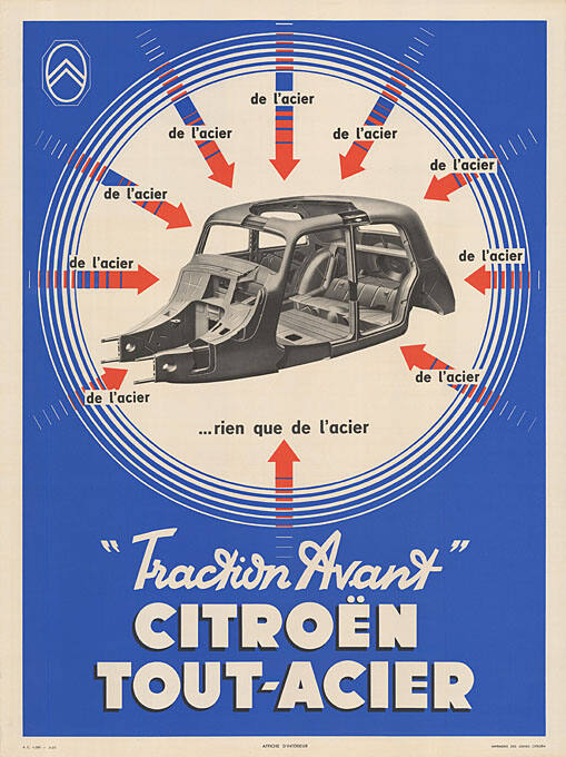 “Traction Avant”, Citroën, tout-acier