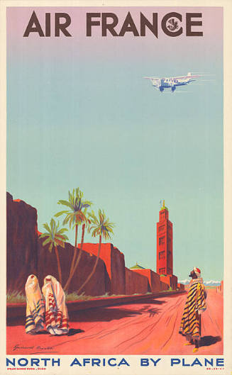 Air France, North Africa by Plane