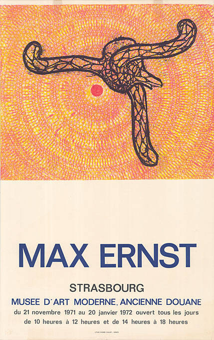 Max Ernst, Musée d’Art Moderne, Ancienne Douane, Strasbourg