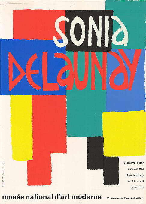 Sonia Delaunay, Musée national d’art moderne, Paris