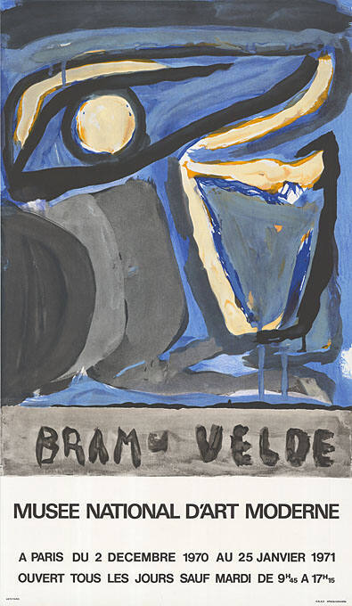 Bram van Velde, Musée national d’art moderne, Paris