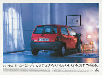 Es macht Spass, die Welt zu verändern. Renault Twingo.