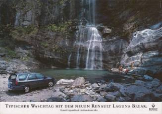 Typischer Waschtag mit dem neuen Renault Laguna Break.