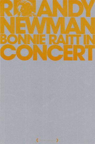 Randy Newman, Bonnie Raitt in concert