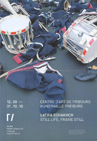 Latifa Echakhch, Still life, frame still, Centre d’art de Fribourg, Kunsthalle Freiburg