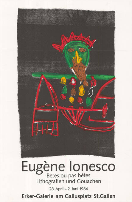 Eugène Ionesco, Erker-Galerie, St. Gallen