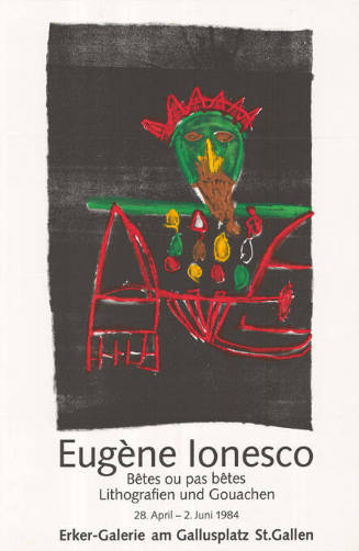 Eugène Ionesco, Erker-Galerie, St. Gallen