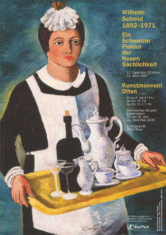 Wilhelm Schmid, 1892–1971, Ein Schweizer Pionier der Neuen Sachlichkeit, Kunstmuseum Olten