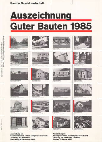 Auszeichnung Guter Bauten 1985