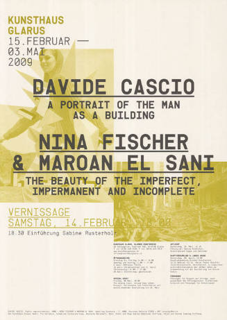 Davide Cascio, Nina Fischer & Maroan El Sani, Kunsthaus Glarus