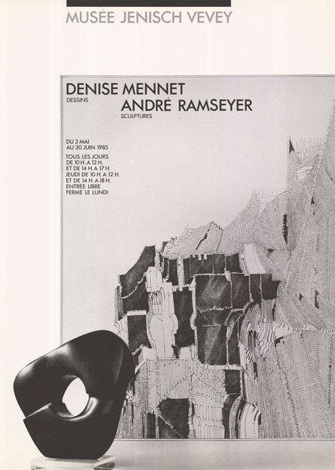 Denise Mennet, André Ramseyer, Musée Jenisch Vevey