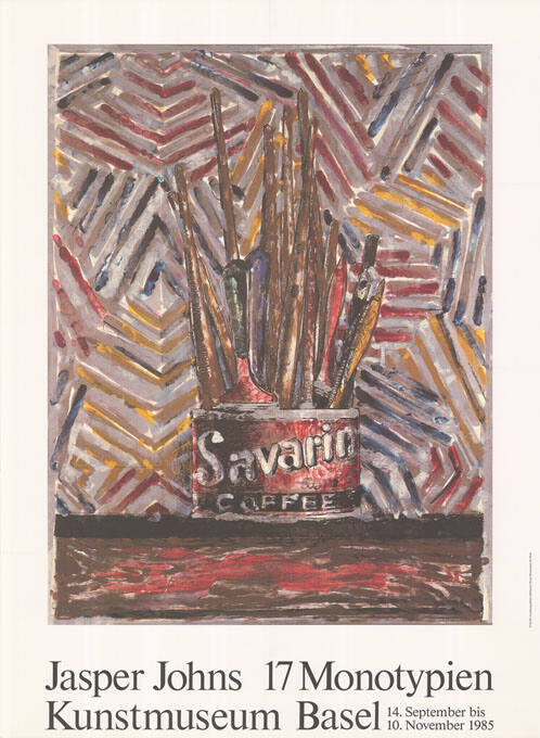 Jasper Johns, 17 Monotypien, Kunstmuseum Basel