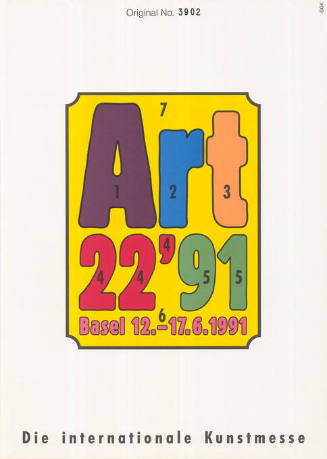 Art 22’91, Basel, Die internationale Kunstmesse