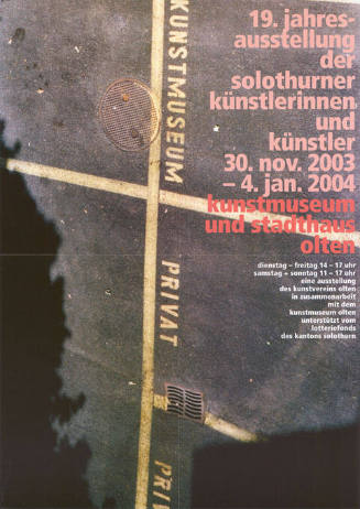 19. Jahresausstellung der Solothurner Künstlerinnen und Künstler, Kunstmuseum, Stadthaus, Olten