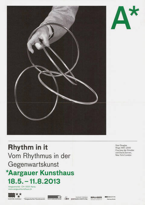 Rhythm in it. Vom Rhythmus in der Gegenwartskunst, *Aargauer Kunsthaus