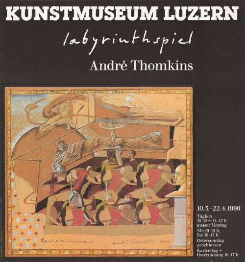 André Thomkins, Labyrinthspiel, Kunstmuseum Luzern