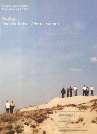 Paarläufe zwischen Kunst und Literatur. Daniela Keiser / Peter Stamm, Kunstmuseum Solothurn