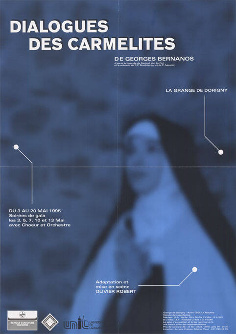 Dialogues des carmelites, Grange de Dorigny, Lausanne