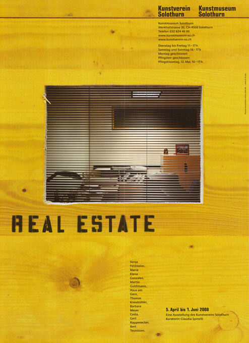 Real Estate, Kunstmuseum Solothurn