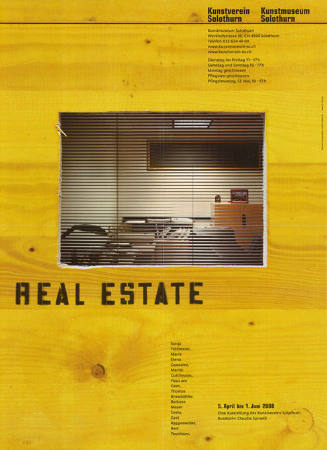 Real Estate, Kunstmuseum Solothurn