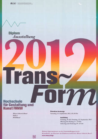 Diplom Ausstellung HyperWerk, 2012, Trans~Form, Hochschule für Gestaltung und Kunst FHNW