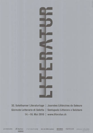 Literatur, 32. Solothurner Literaturtage