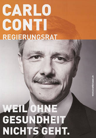 Carlo Conti, Regierungsrat, Weil ohne Gesundheit nichts geht.