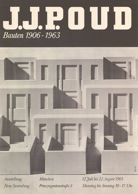 J.J.P. Oud, Bauten 1906–1963, Die Neue Sammlung, München