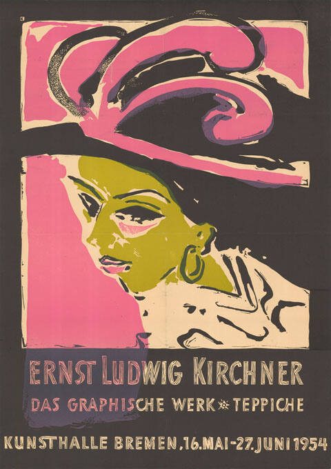 Ernst Ludwig Kirchner, Das graphische Werk, Teppiche, Kunsthalle Bremen