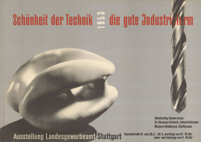 Schönheit der Technik, Die gute Industrieform, Ausstellung Landesgewerbeamt Stuttgart