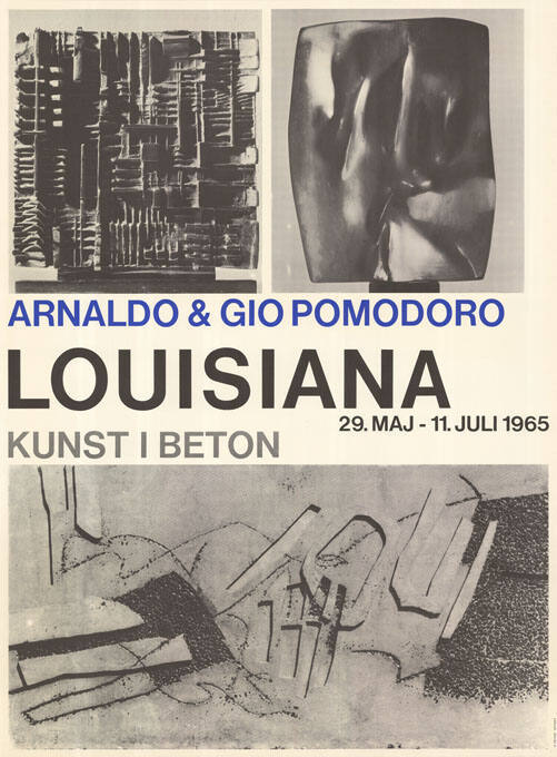 Arnaldo & Gio Pomodoro, Kunst i beton, Louisiana