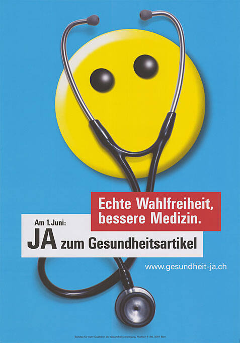 Echte Wahlfreiheit, bessere Medizin. Ja zum Gesundheitsartikel