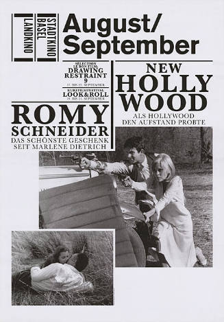 August/September, New Hollywood, Romy Schneider, Stadtkino Basel, Landkino