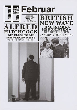 Februar, British New Wave, Alfred Hitchcock, Stadtkino Basel, Landkino